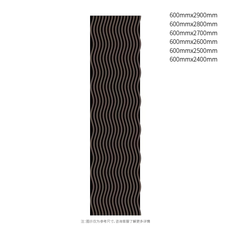 Painéal Fuaimiúil DarkContour Wave PET