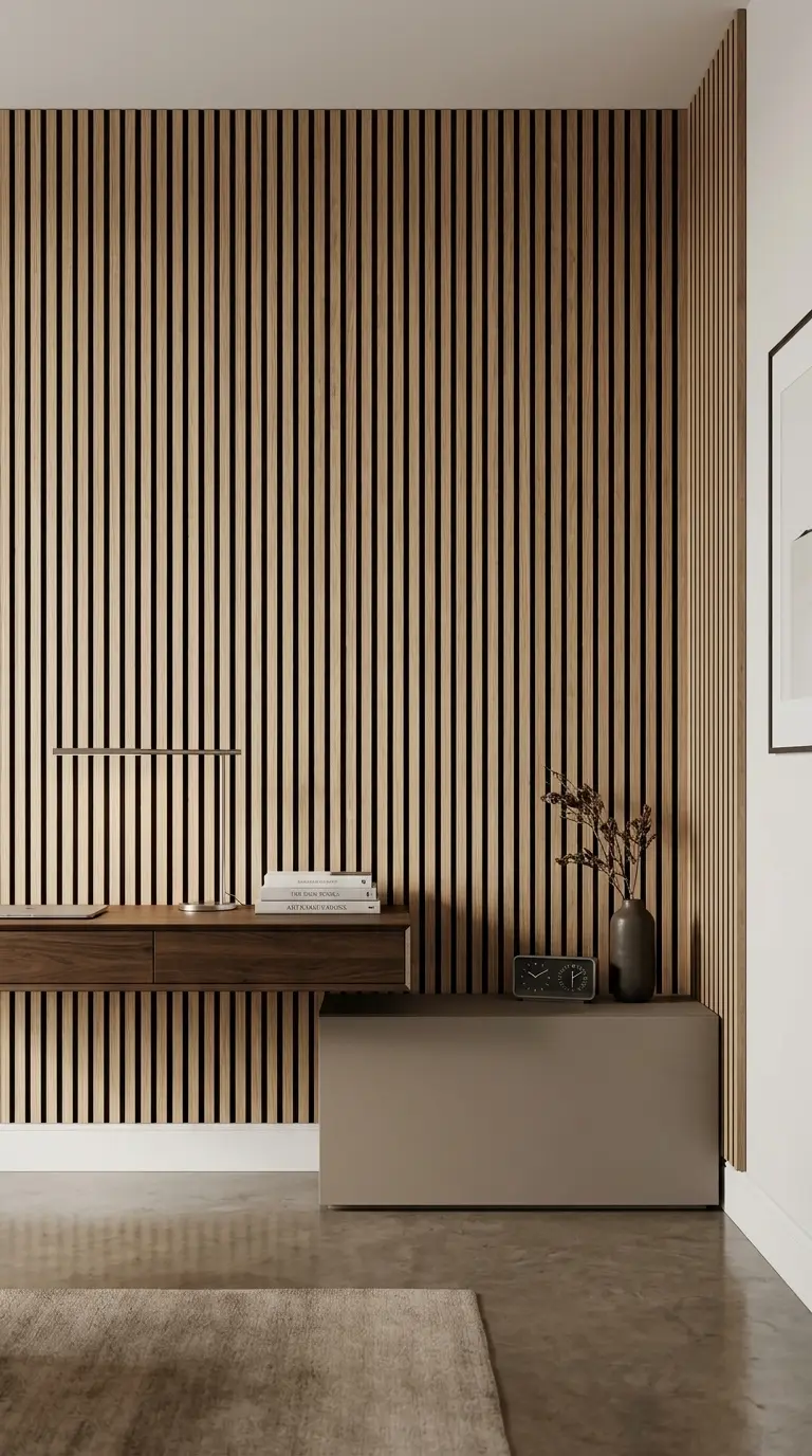 Oak Wood Acoustic Slat Panel for Wall and Ceiling Oak Wood Acoustic Slat Panel for Wall and Ceiling