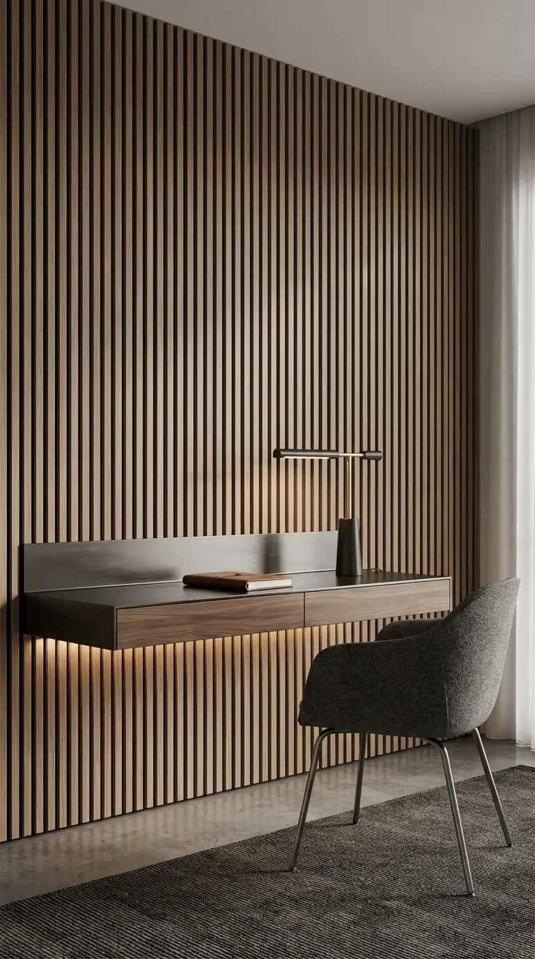 Oak Wood Acoustic Slat Panel for Wall and Ceiling