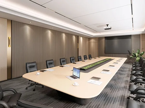 Oak Wood Acoustic Slat Panel for Wall and Ceiling Oak Wood Acoustic Slat Panel for Wall and Ceiling