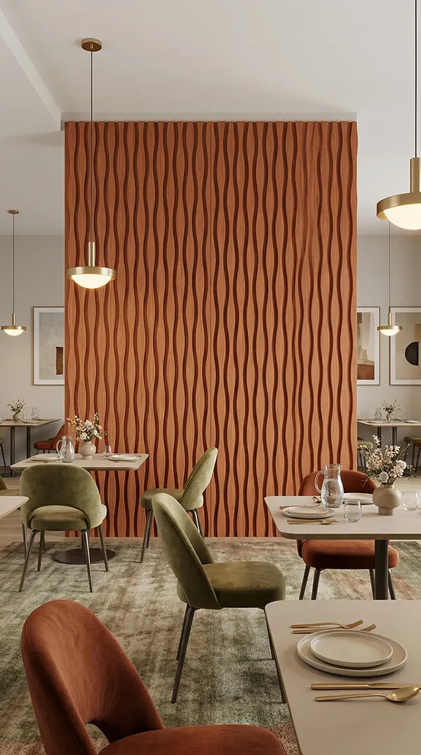 Oak Wood Acoustic Slat Panel for Wall and Ceiling Oak Wood Acoustic Slat Panel for Wall and Ceiling