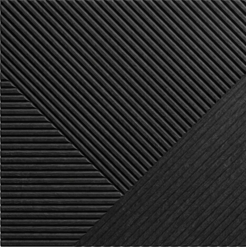 Painéal Ebony Gualach Gualach PET Wonear 3D UV-Priontáilte