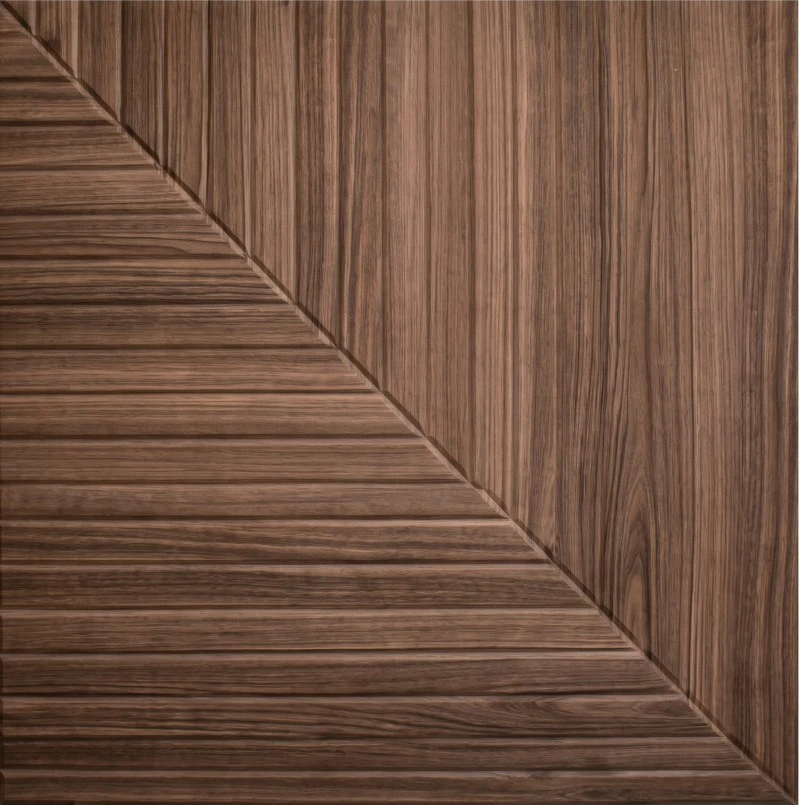 Painéal Gallchnó Nádúrtha PET Grooved Grooved Nádúrtha Wonear 3D Wonear
